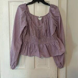 arula striped top size x